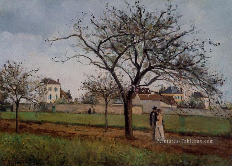 maison de pere gallien à pontoise 1866 Camille Pissarro Peintures à l'huile